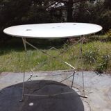 Old folding garden table