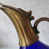 Carafe verre et laiton