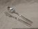 Silver-plated metal stew fork and spoon by Christofle silversmith Atlas