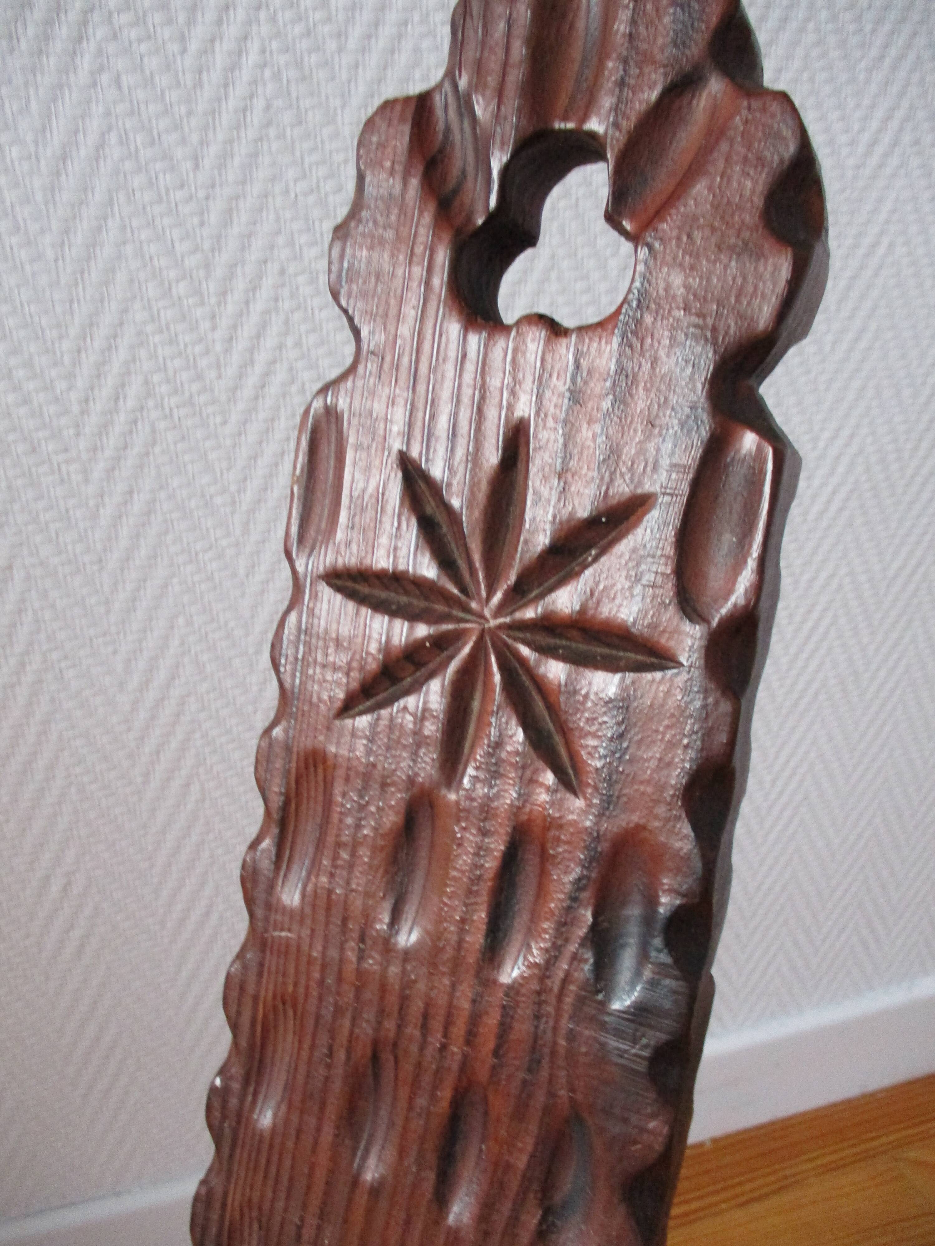 Brutalist tripod chair