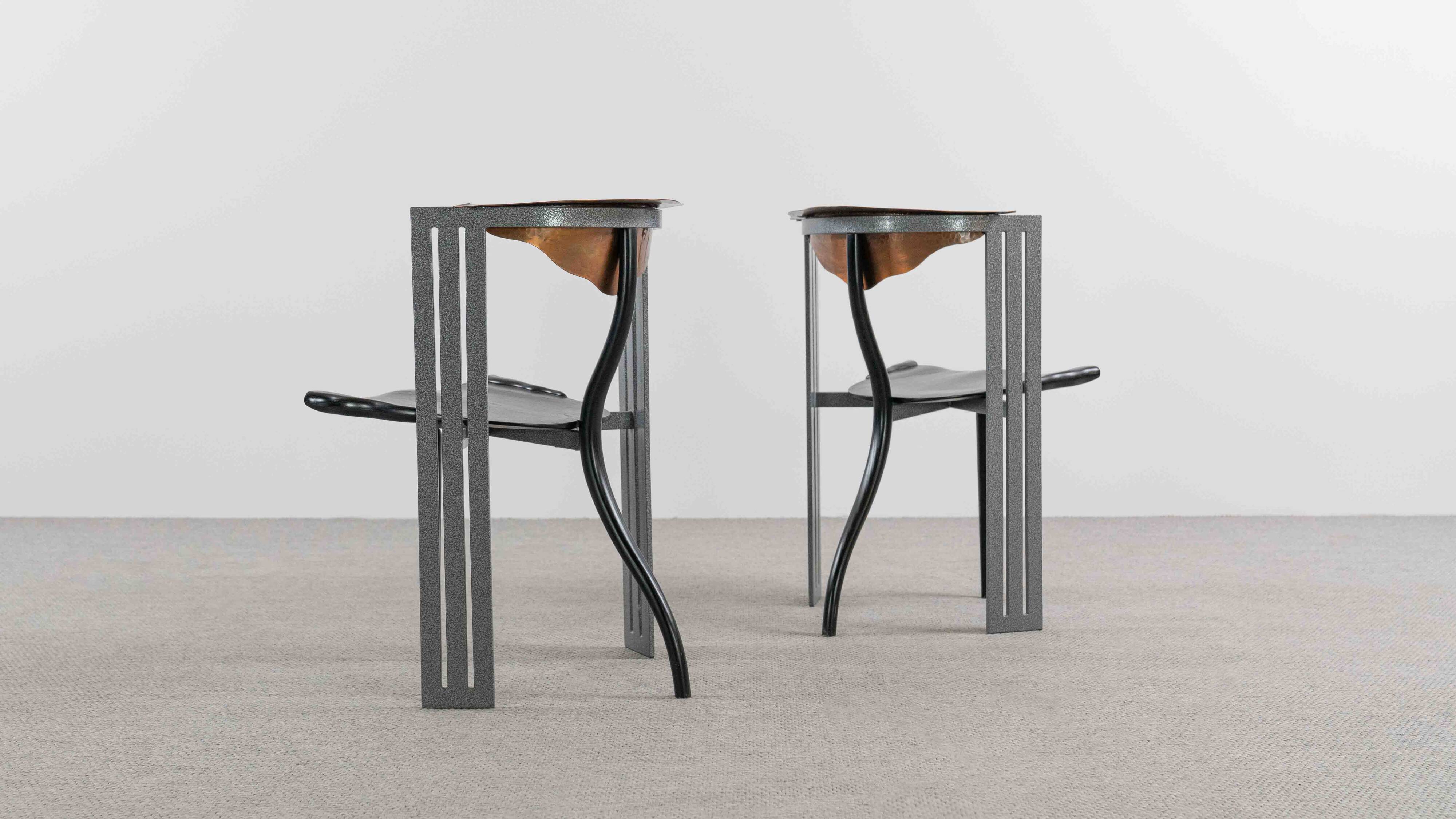 Pair Ota Otanek Chairs by Borek Sipek fort Vitra