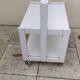 Foldable dessert table TOBIA by CIATTI vintage white lacquer design ITALY