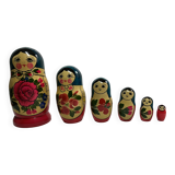 Vintage Russian Folk Art Matryoshka Dolls