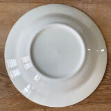 Set of two decorative hollow plates nineteenth century