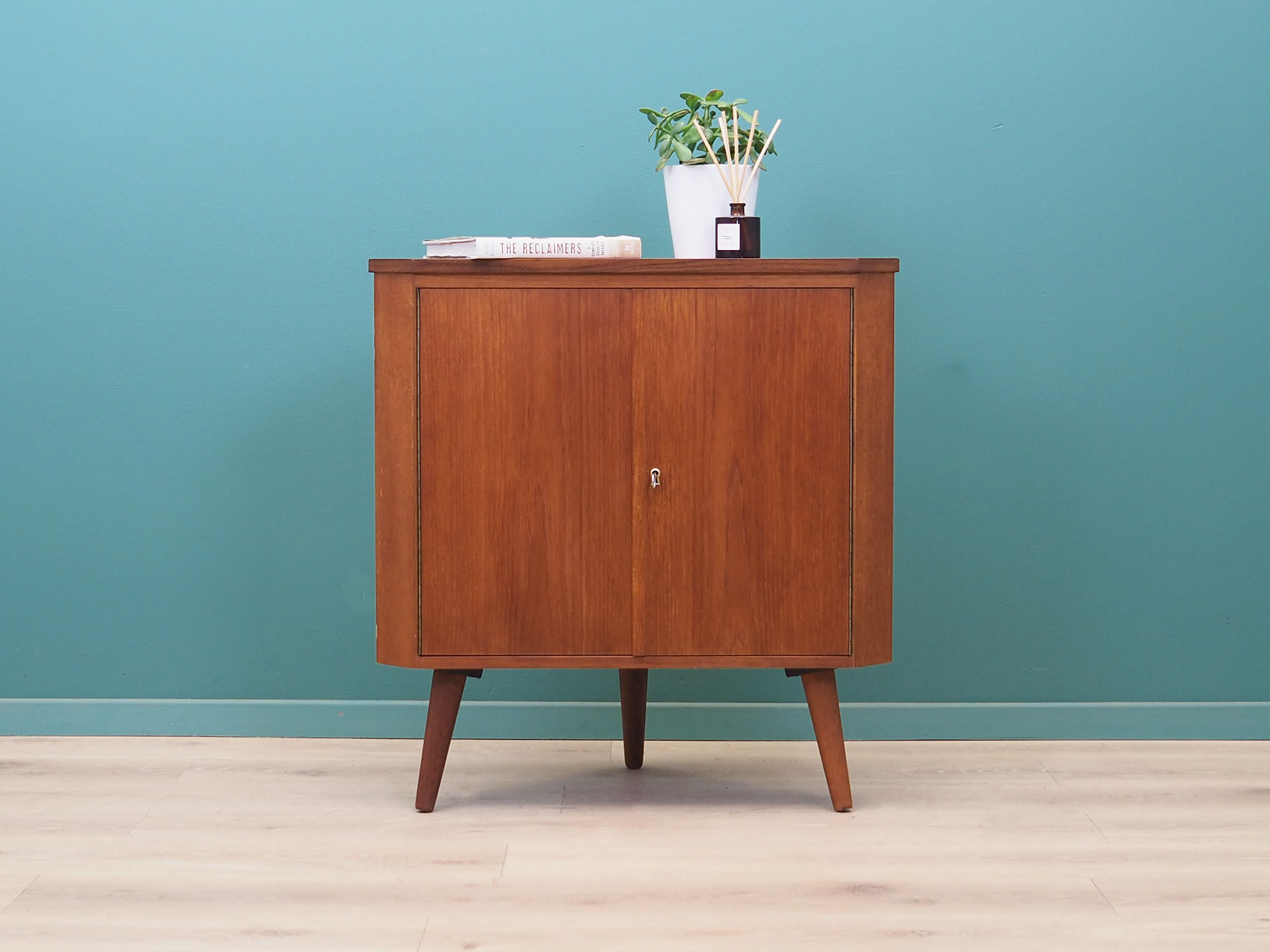 Teak corner buffet, Danish design, 1970s, made in Denmark
