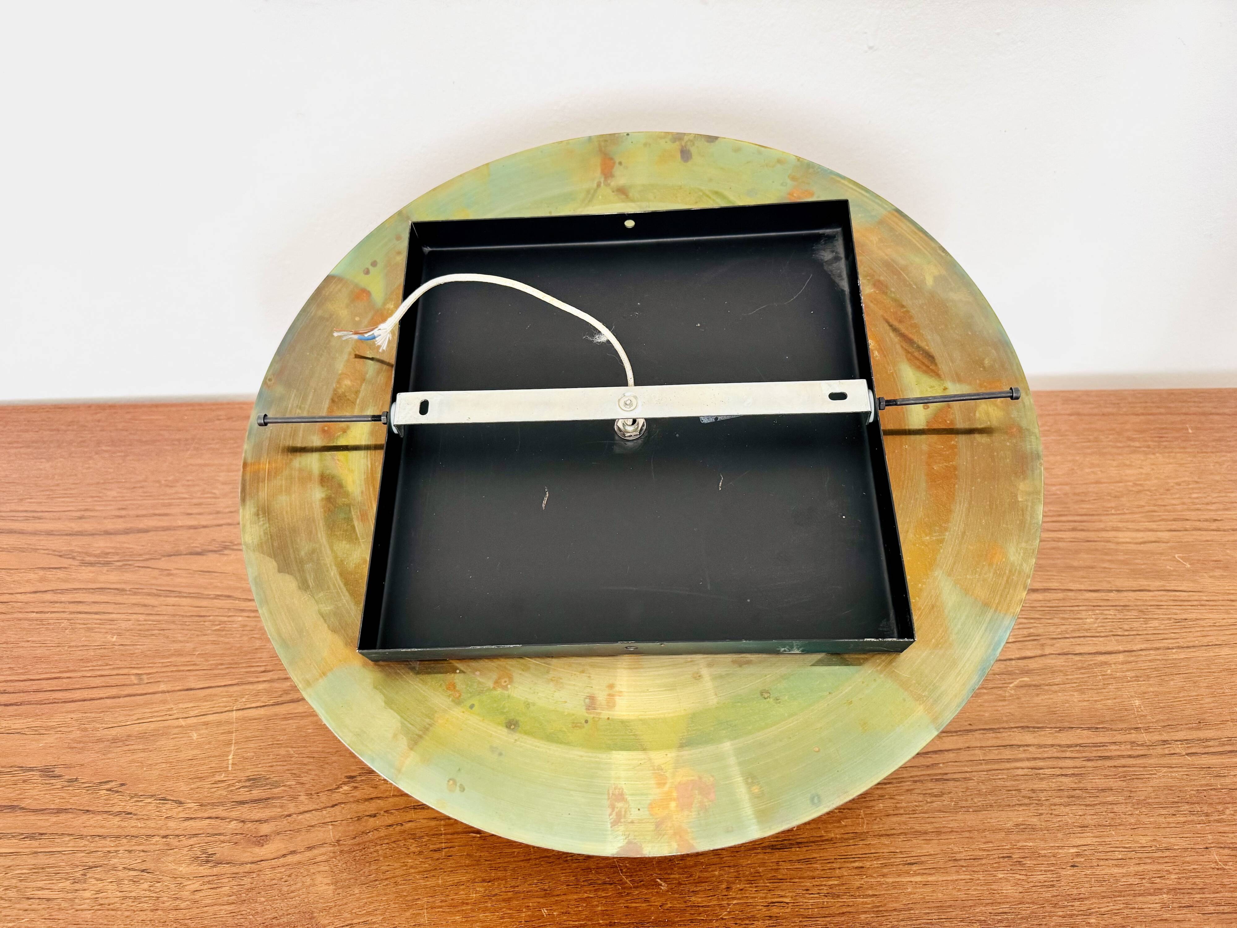 Set of 2 Amazing Golden Sputnik Wall or Flush Lamps by Cosack
