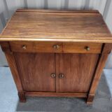 Directoire style sideboard with trompe l'oeil drawer in solid wood