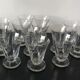 10 crystal water glasses