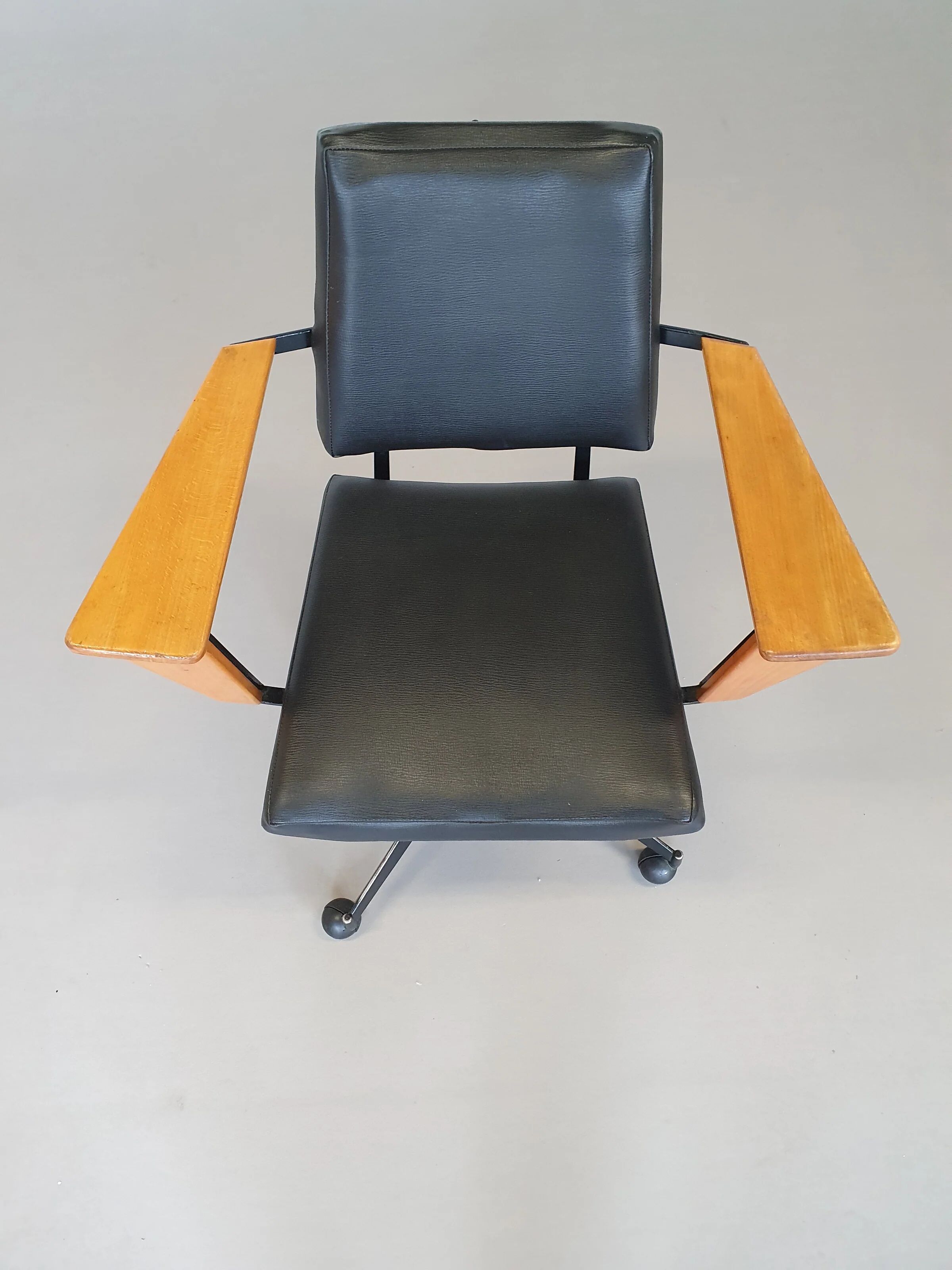 Very rare Velca Legnano office chair 1950s