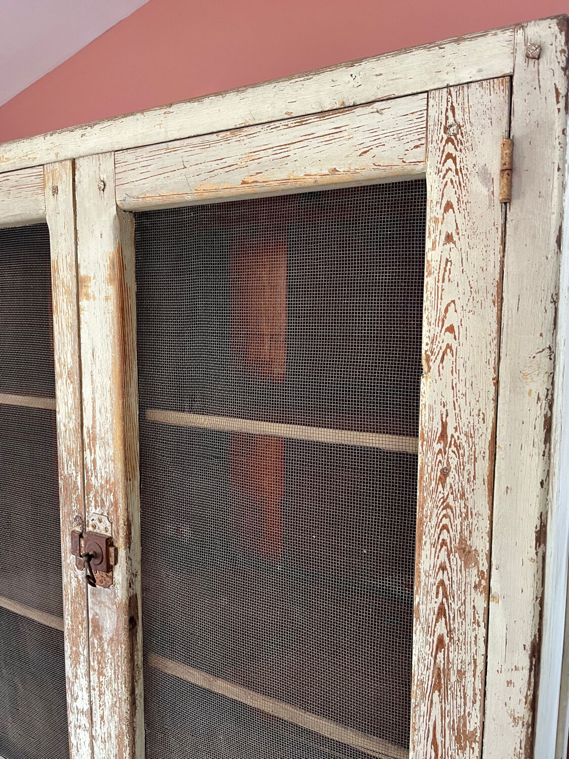 Buffet, dresser, pantry in patinated wood