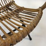 Rattan chair by Rohe Noordwolde, 1960