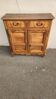 Antique solid wood buffet from the 18th century.