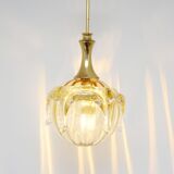 Glass Doria lamp, Germany 1970s