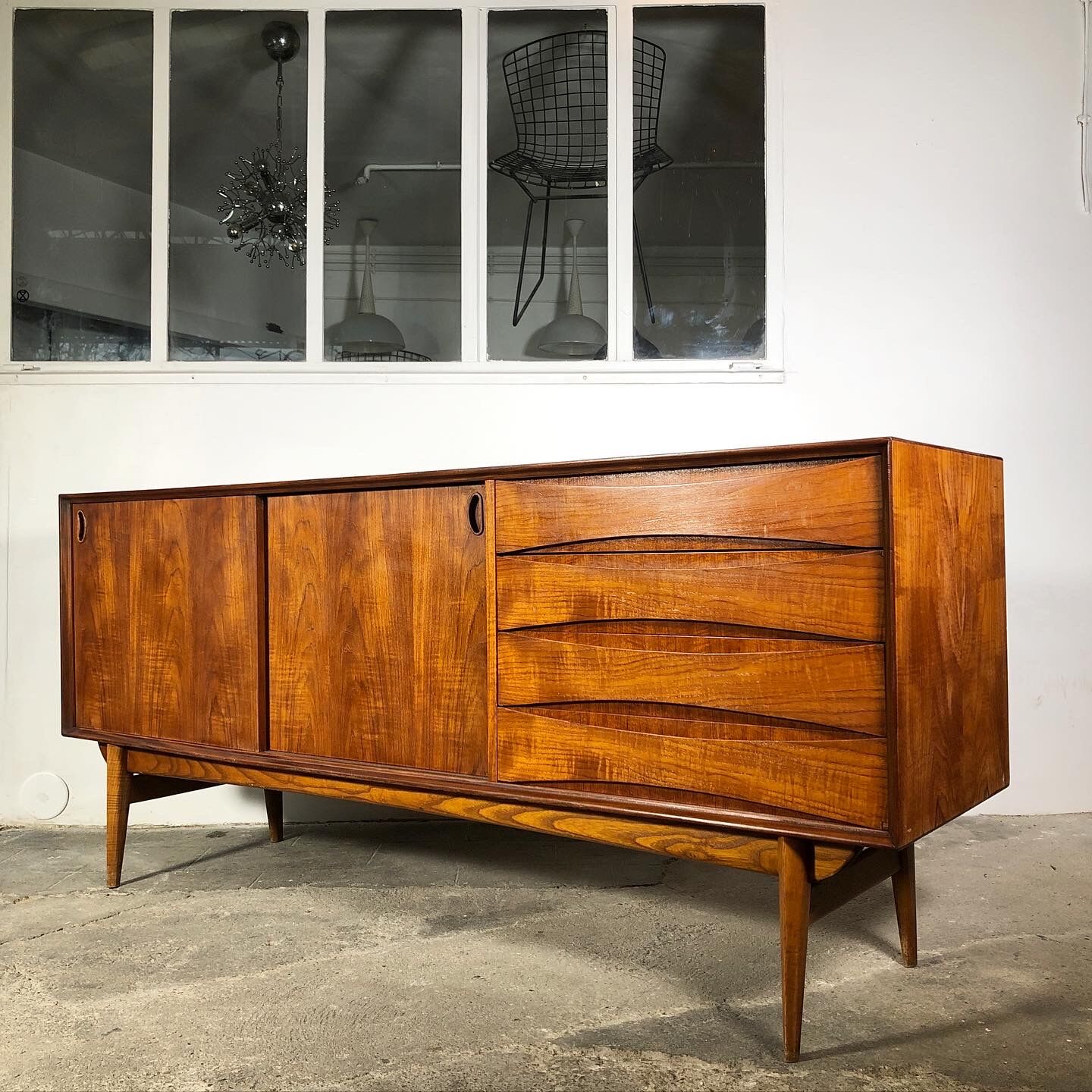 Teak sideboard by Oswald Vermaercke, 1950