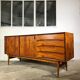 Enfilade en teck par Oswald Vermaercke, 1950