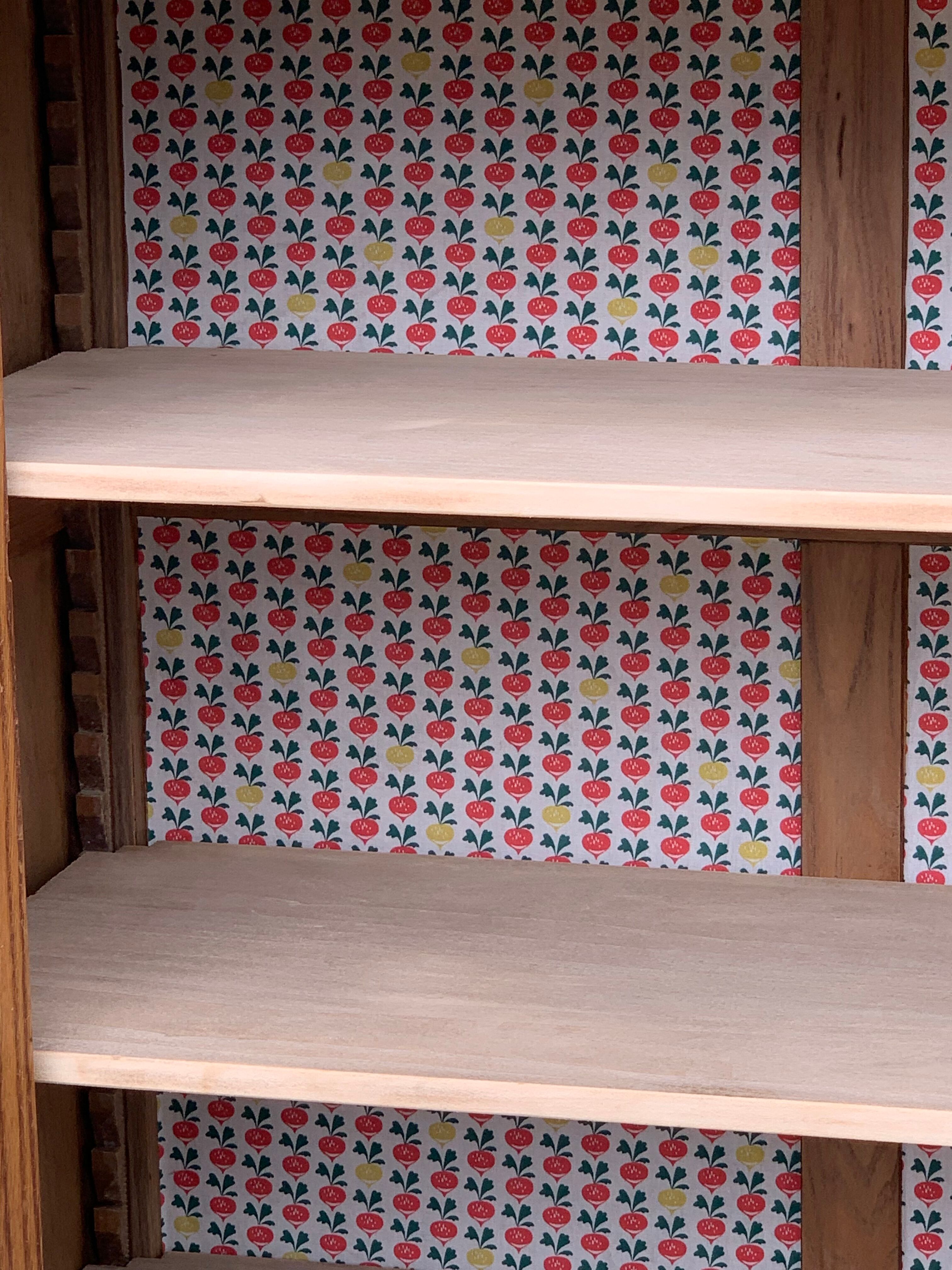 Parisian glazed wardrobe 1930 raw wood