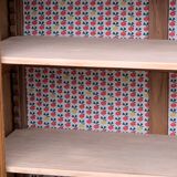 Parisian glazed wardrobe 1930 raw wood