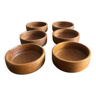 teak bowls from the 70s