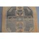 1970s Turkish Oushak handmade runner rug 95x386
