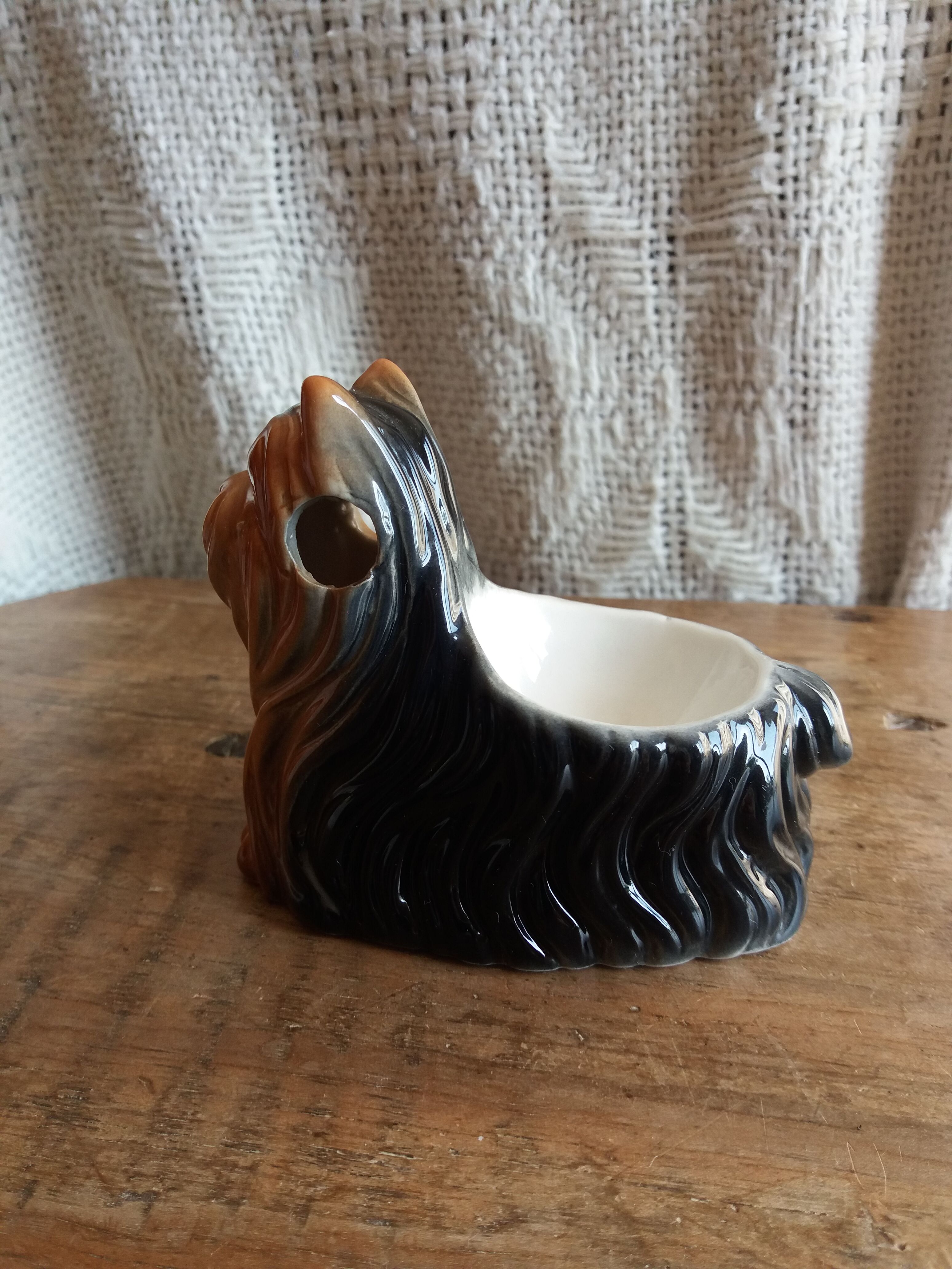 Zoomorphic dog Yorkshire eggcup