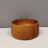Danish bowl in turned wood 1970s