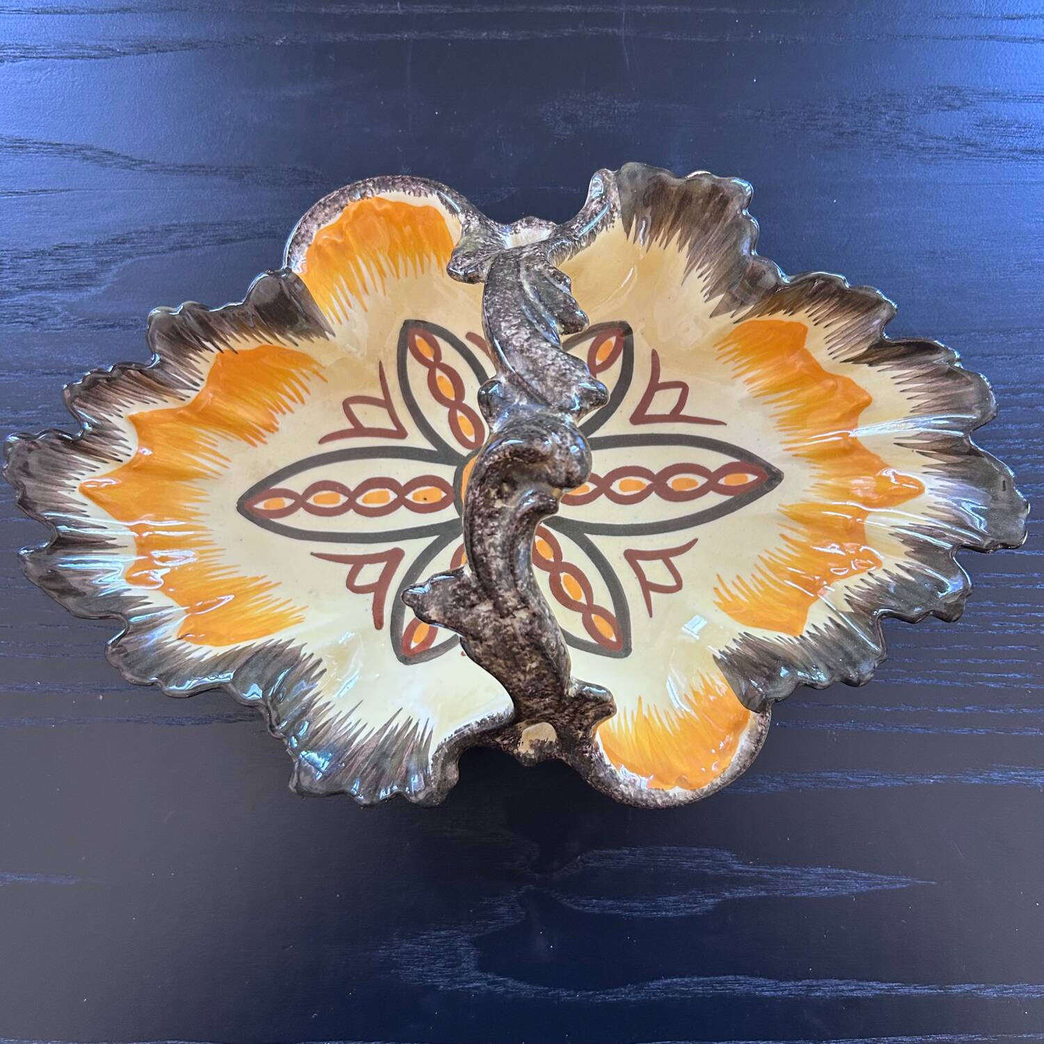 Dish signed HB Quimper