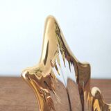 Golden glass fruit cup