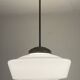 Furillo, white opal pendant lamp by Gispen