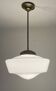 Furillo, white opal pendant lamp by Gispen