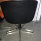 Paire de fauteuils de bureau pivotant orange année 70