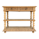 Console chêne brut massif décor végétal sculpté fin XIXe