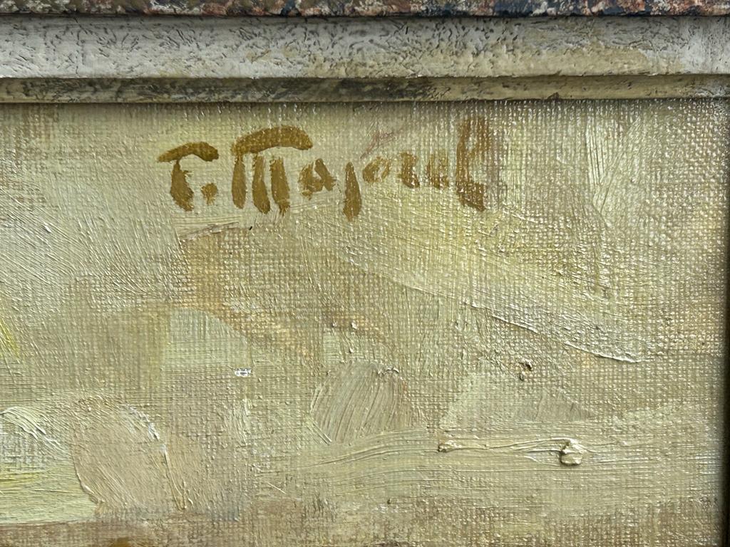 Fernand Majorel ( 1898-1965) Young asleep - oil on canvas orientalist