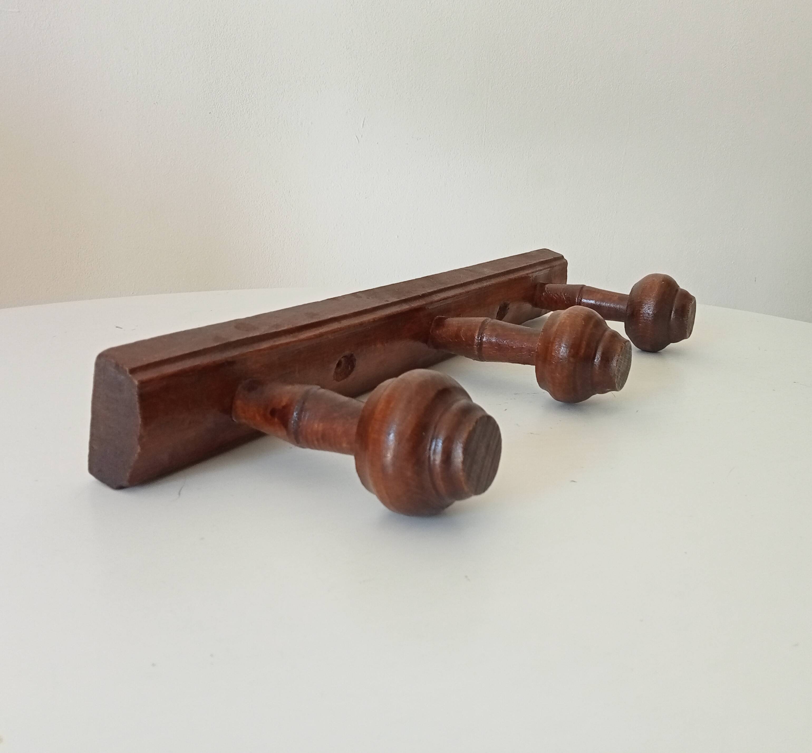 Rustic vintage coat rack