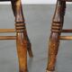 Set of 2 antique dining chairs from the mid-19th century
