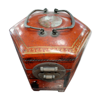 Used octagonal Chinese chest