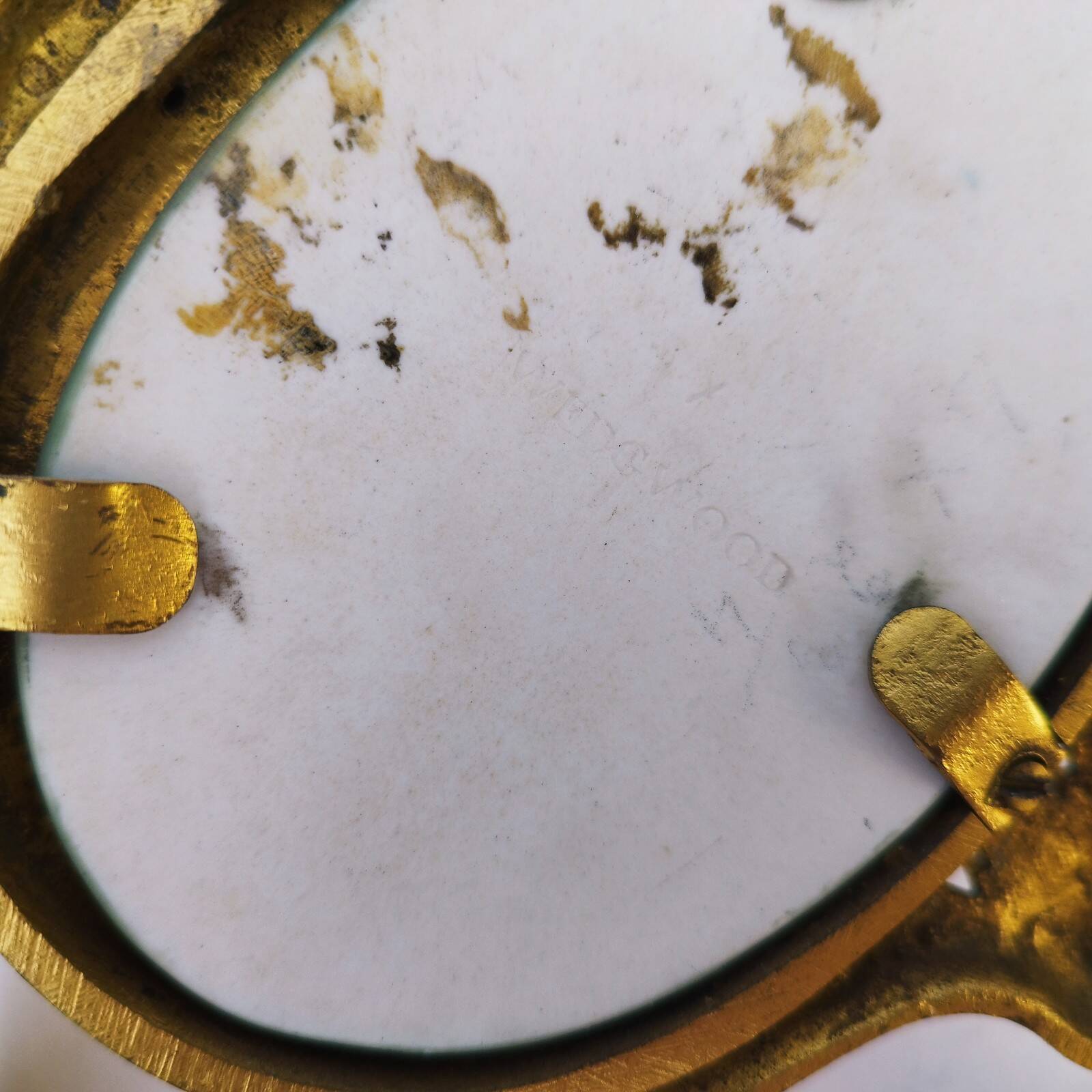 Paire d’appliques bronze doré Wedgwood