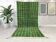 Square green Beni Ouraine Berber rug, size 160 x 240 cm