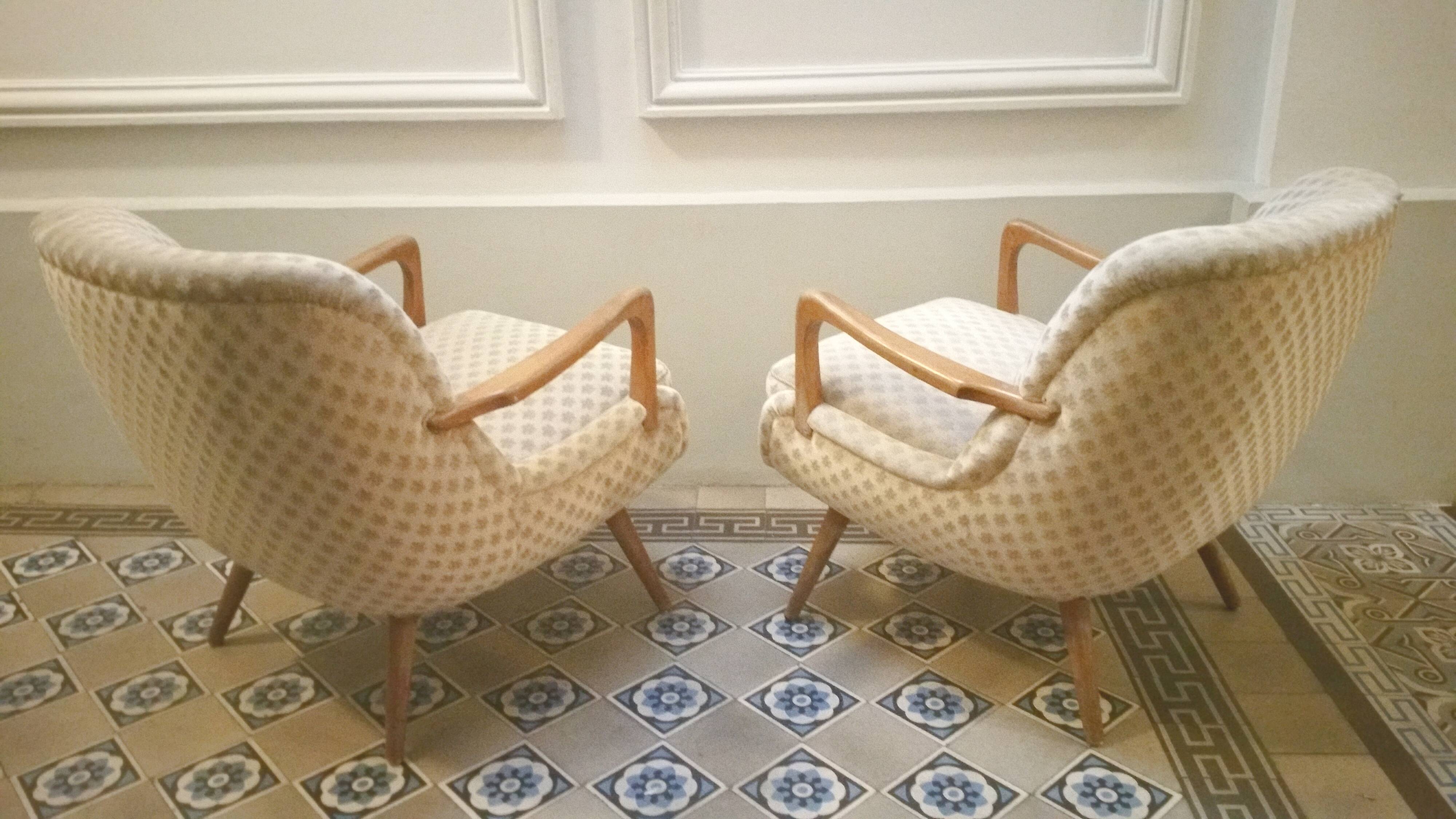 Chair Scandinavian cocktail design 50s 60s