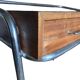 Bureau tubulaire chromé années 50-60