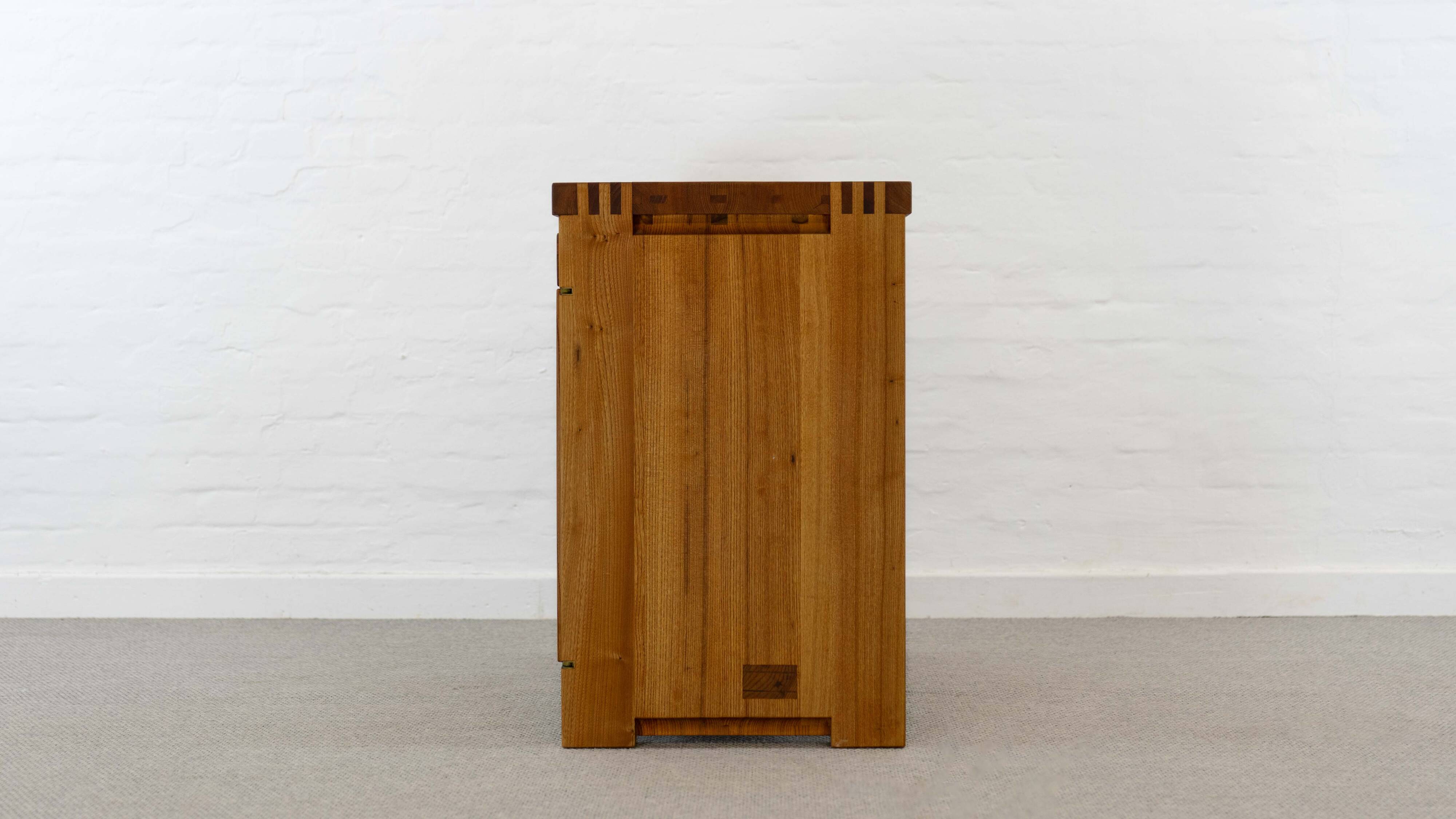Sideboard Model R09 by Pierre Chapo in solid elm