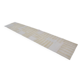 Couverture de couloir vintage neutre Oushak sku 3849