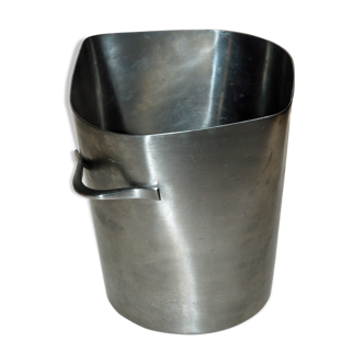 Stainless steel ice bucket Létang Rémy 1980s