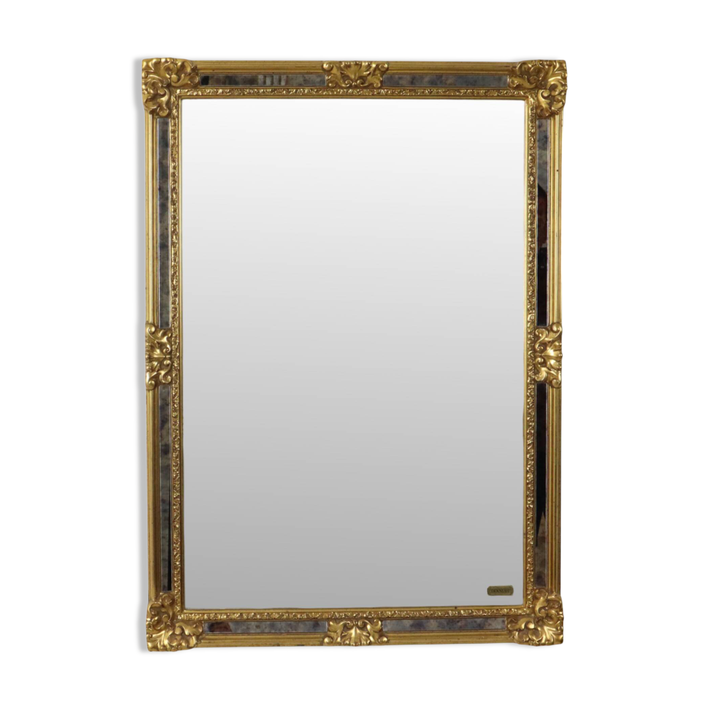 Miroir Deknudt à bords biseautés classiques, style baroque, 95 cm
