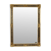 Miroir Deknudt à bords biseautés classiques, style baroque, 95 cm