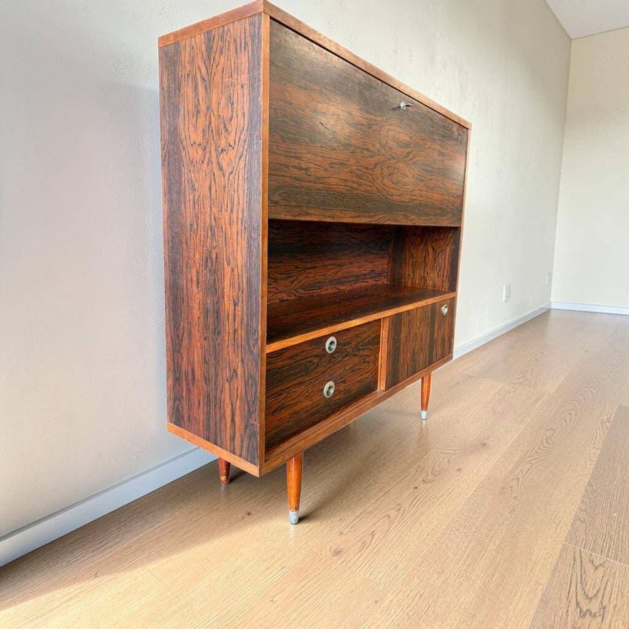 Commode/armoire/buffet vintage en palissandre