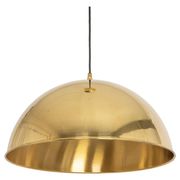 Large suspended brass chandelier by Florian Schulz, Germany.
