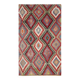 6x10 Green & Red Tribal Vintage Kilim Rug, 199x320Cm