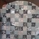 Round cowhide rug