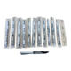 Christofle, 12 Vendôme model dessert knives, silver-plated metal