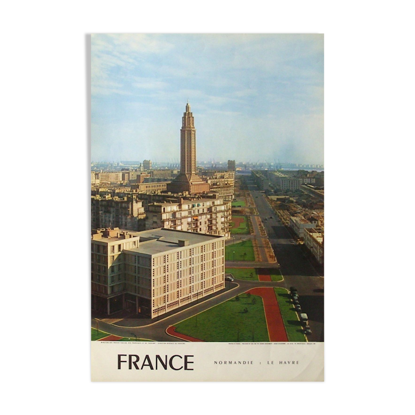 Tourism poster 1960 France - Le Havre
